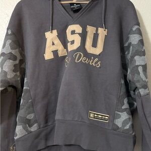 ASU Sun Devils Hoodie with Camo Sleeves